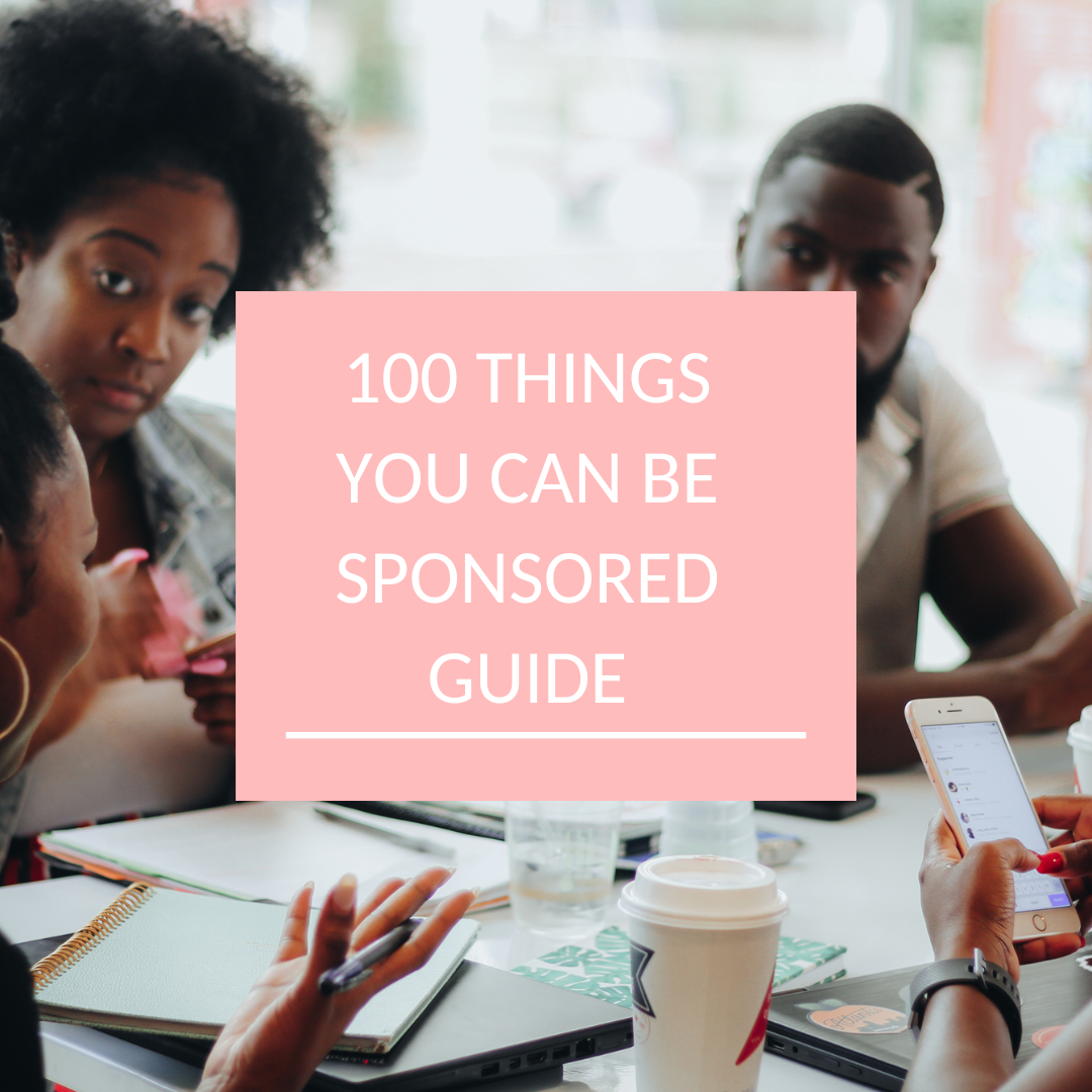 100 Things You Can Be Sponsored Guide